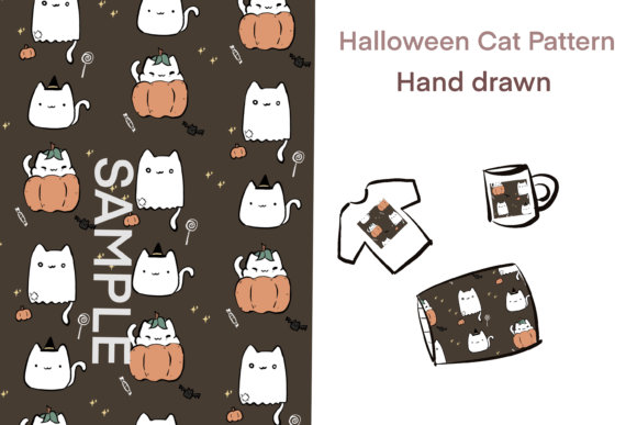 Download Halloween Cat Pattern - Cat Collection