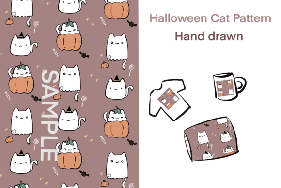 Download Halloween Cat Pattern - Cat Collection