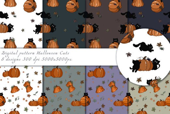 Download Halloween Cat Pattern - Cat Collection