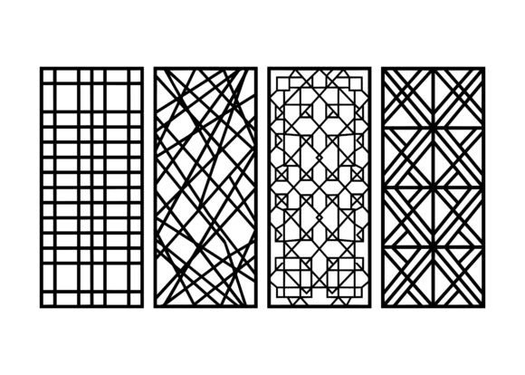 Download Abstract Line Grid Pattern EPS Bundle - Eps bundle Collection