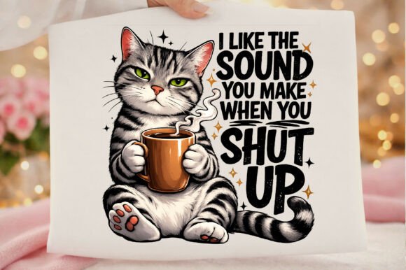 Download I Like the Sound Cat Coffee Funny Quotes - Cat Collection