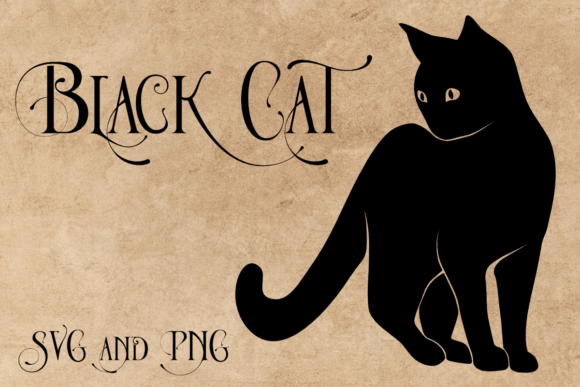 Download SVG PNG Black Cat Silhouette Clip Art - Cat Collection