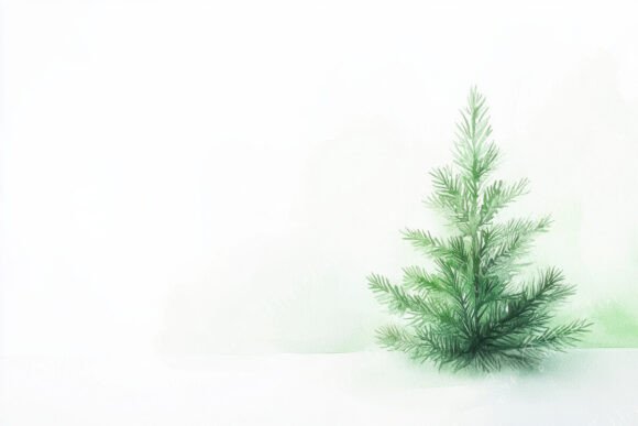 Download Delicate Watercolor Painting of Green - Cat Collection