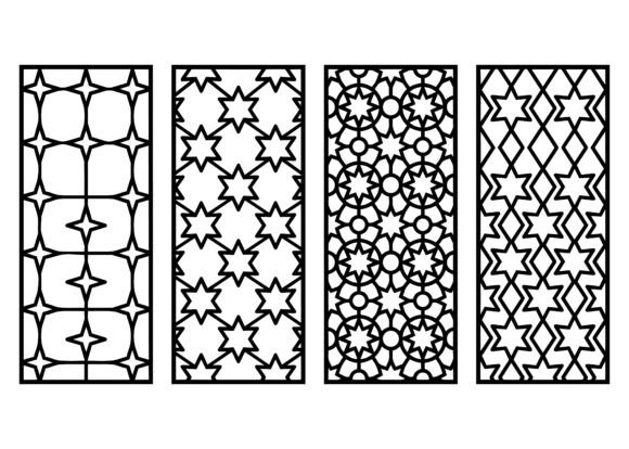 Download Islamic Star Pattern Panel EPS Bundle - Eps bundle Collection
